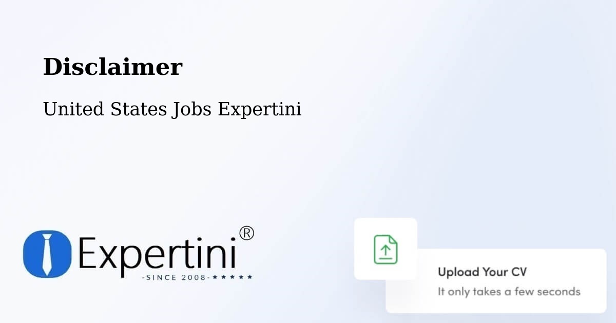 Disclaimer – Pilot Point - United States Jobs Expertini