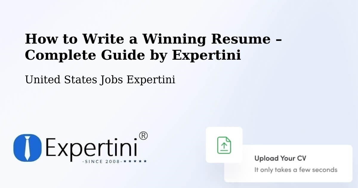 Resume Writing Guide for Job Seekers – Pilot Point - Pilot Point, United States Jobs Expertini